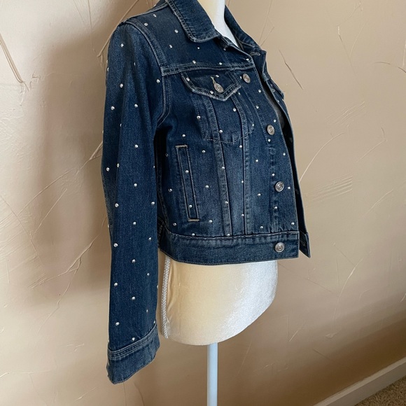 🌟Current Elliot Studded Jean Jacket size 1 Small - Picture 3 of 8